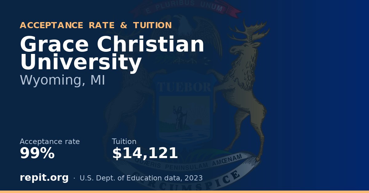 Grace Christian University — acceptance rate 99%, tuition $14,121