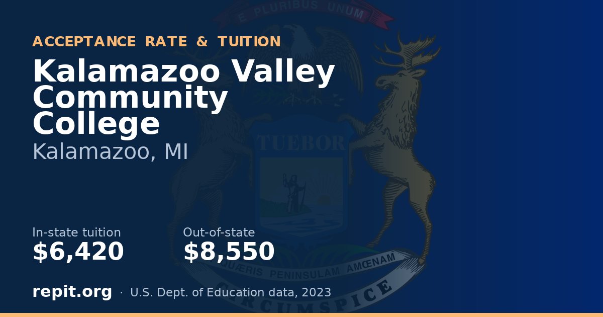 Kalamazoo Valley Community College — tuition $6,420 in-state, $8,550 out-of-state