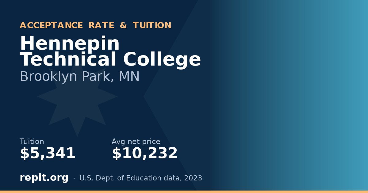 Hennepin Technical College — tuition $5,341
