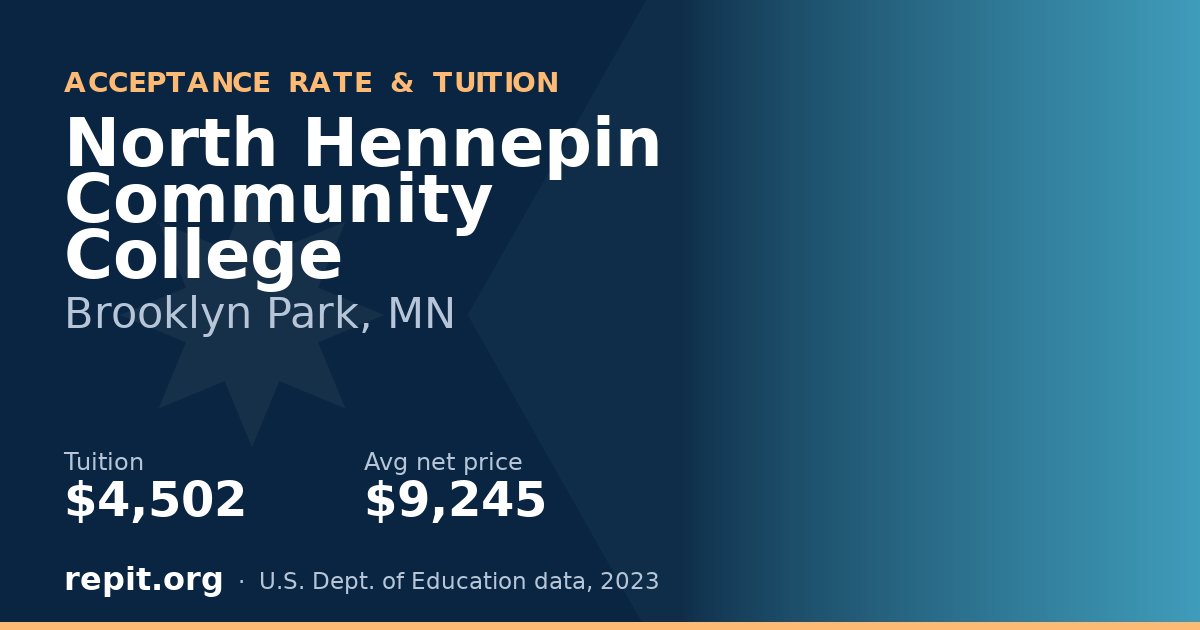 North Hennepin Community College — tuition $4,502
