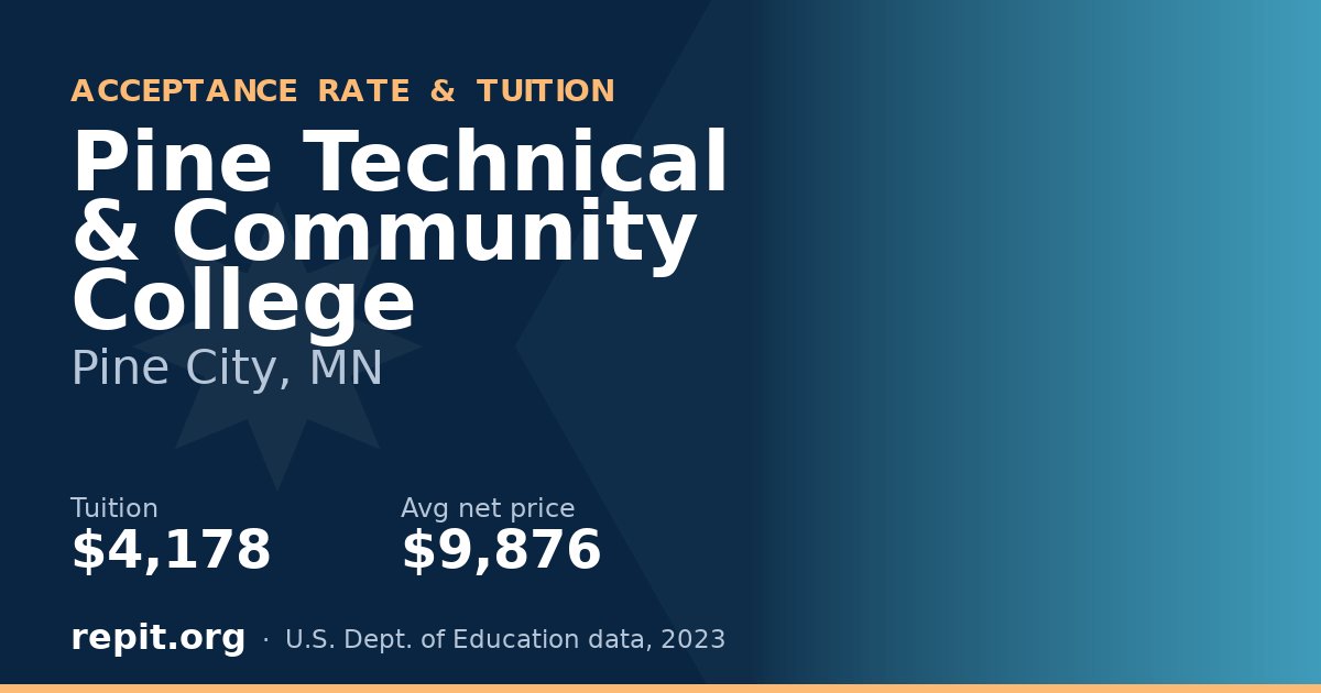Pine Technical & Community College — tuition $4,178