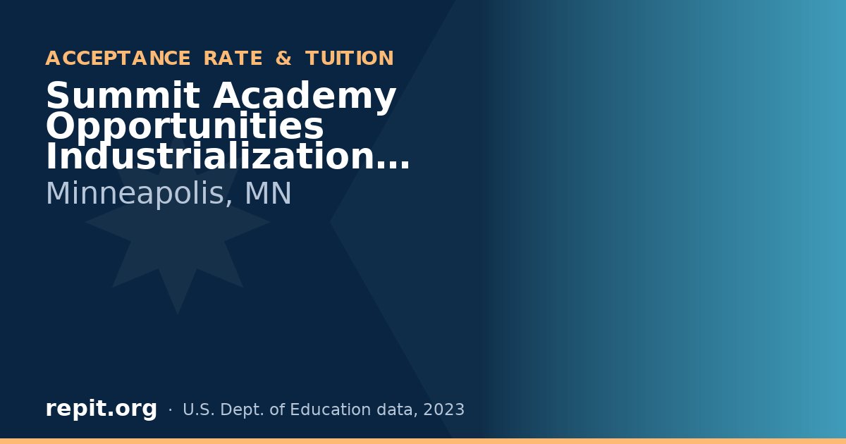 Summit Academy Opportunities Industrialization Center
