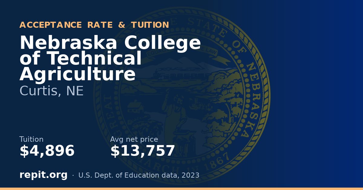 Nebraska College of Technical Agriculture — tuition $4,896