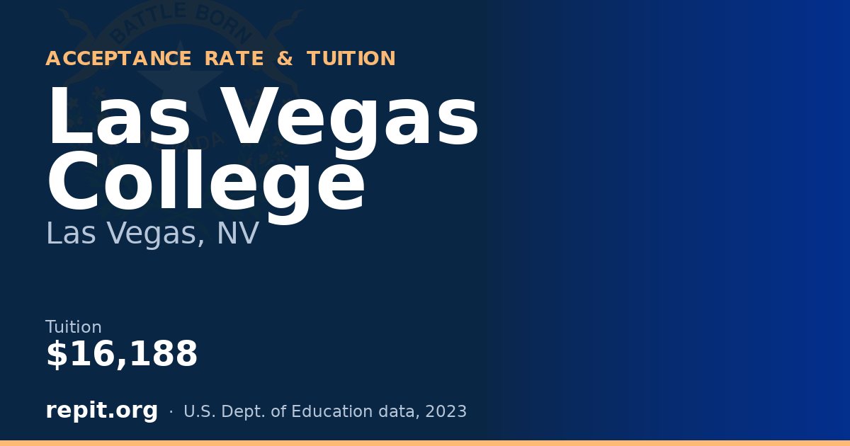 Las Vegas College — tuition $16,188