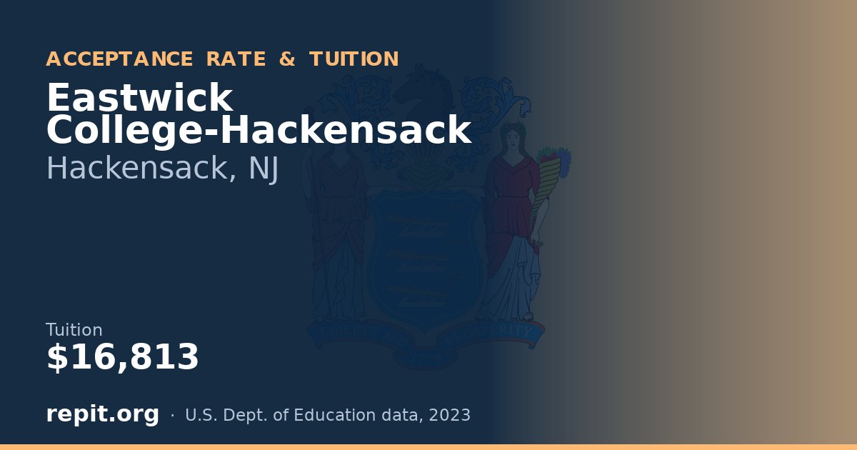 Eastwick College-Hackensack — tuition $16,813
