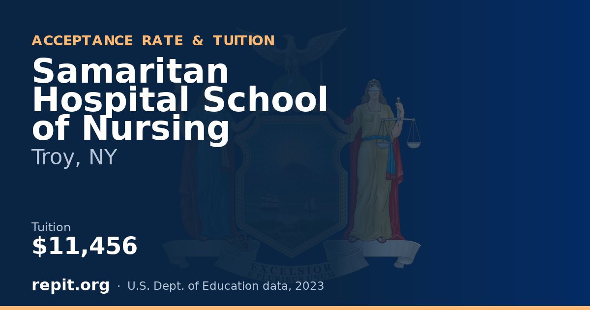 Samaritan Hospital School of Nursing — tuition $11,456