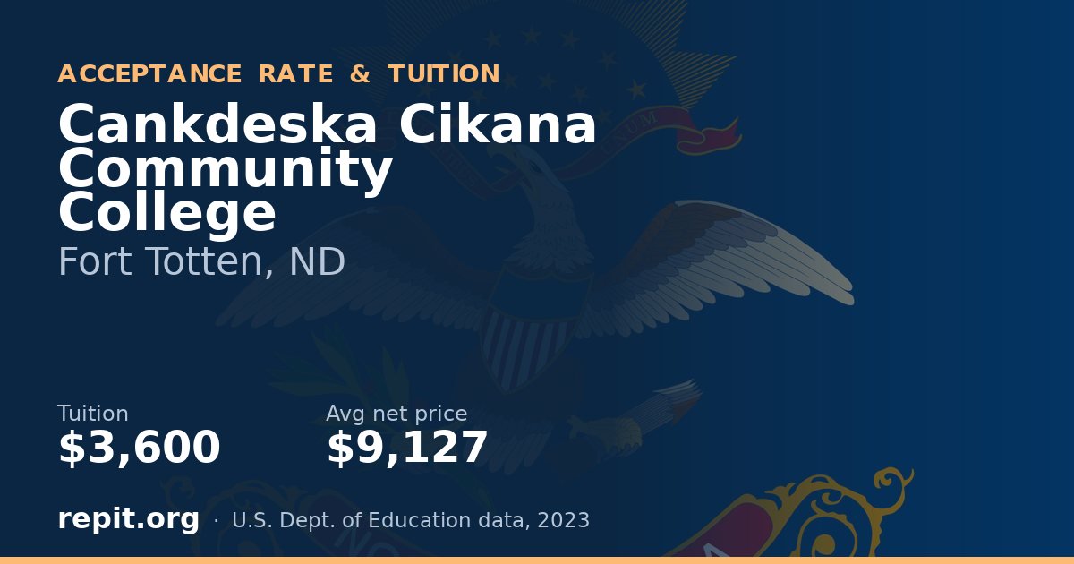 Cankdeska Cikana Community College — tuition $3,600