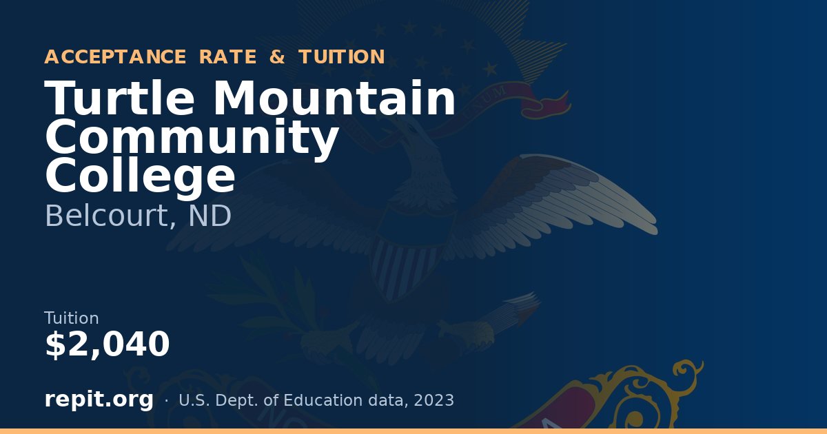 Turtle Mountain Community College — tuition $2,040