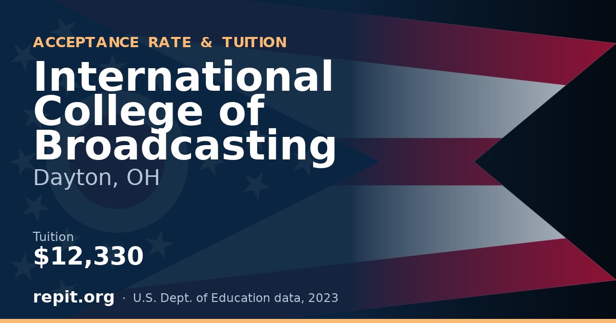 International College of Broadcasting — tuition $12,330