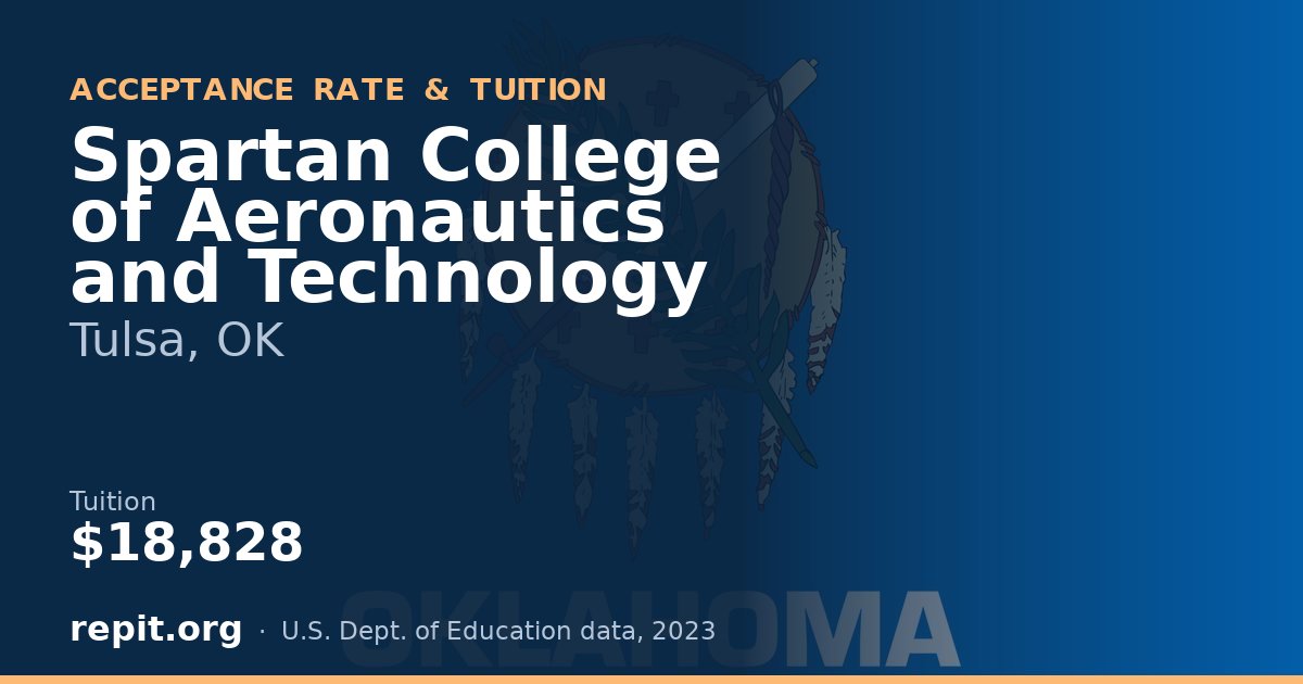 Spartan College of Aeronautics and Technology — tuition $18,828