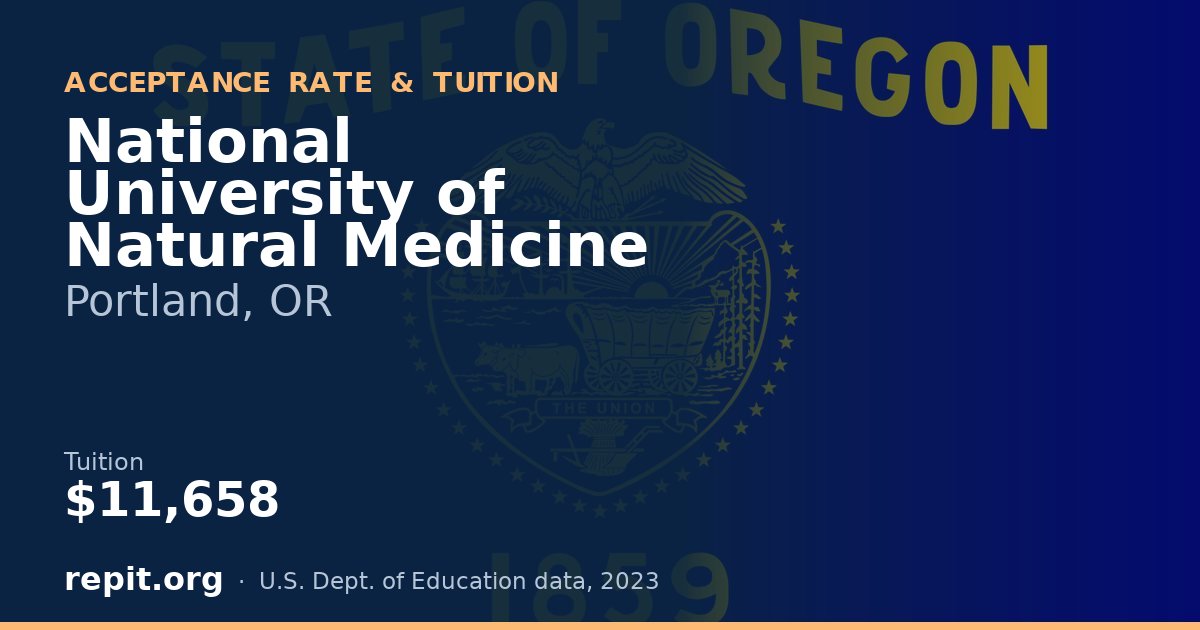 National University of Natural Medicine — tuition $11,658