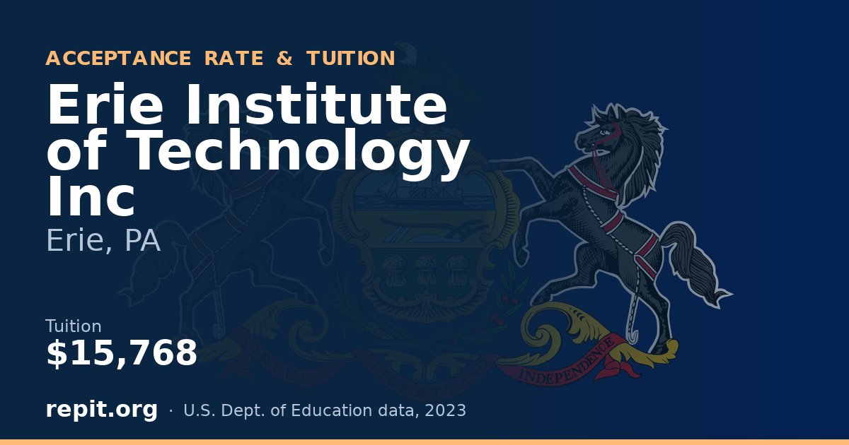 Erie Institute of Technology Inc — tuition $15,768