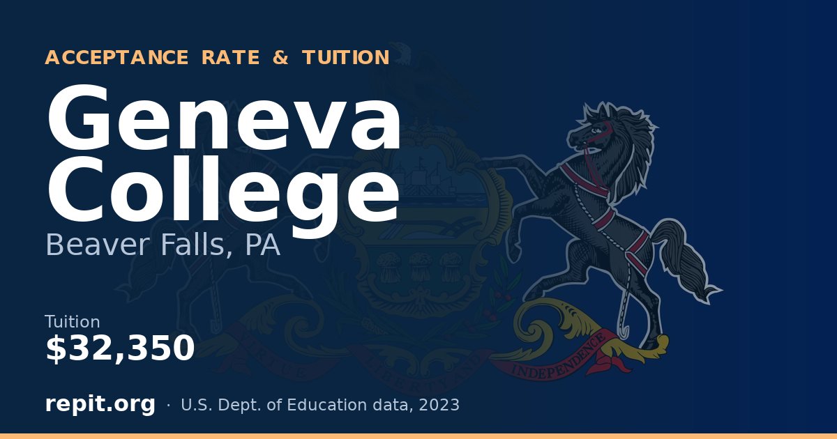 Geneva College — tuition $32,350