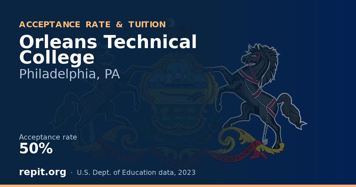 Orleans Technical College — acceptance rate 50%