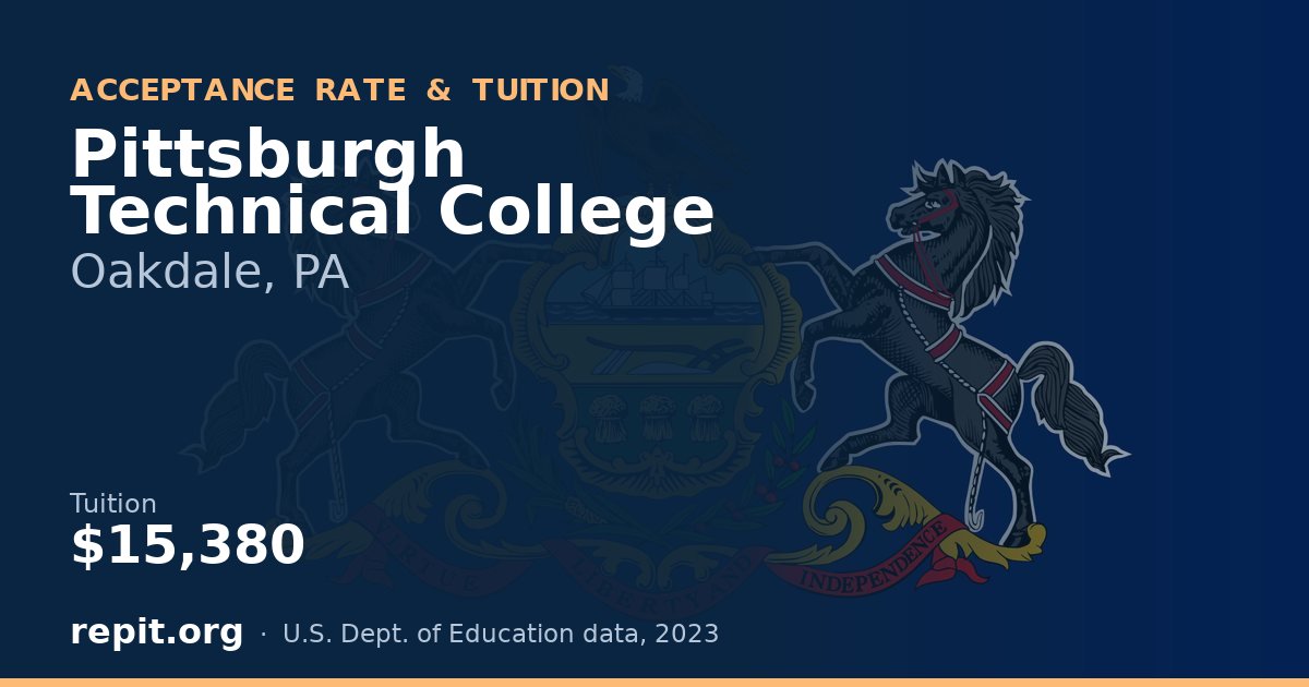 Pittsburgh Technical College — tuition $15,380