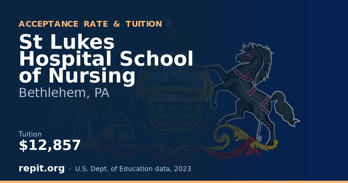 St Lukes Hospital School of Nursing — tuition $12,857