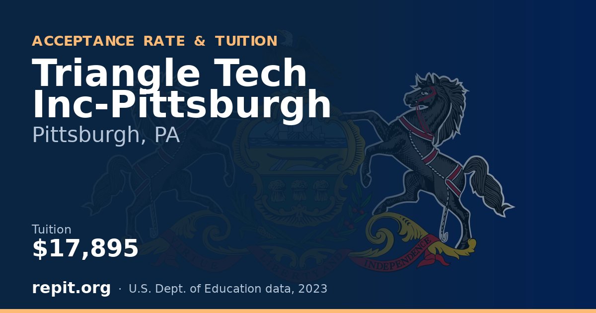 Triangle Tech Inc-Pittsburgh — tuition $17,895
