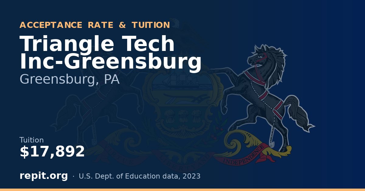 Triangle Tech Inc-Greensburg — tuition $17,892
