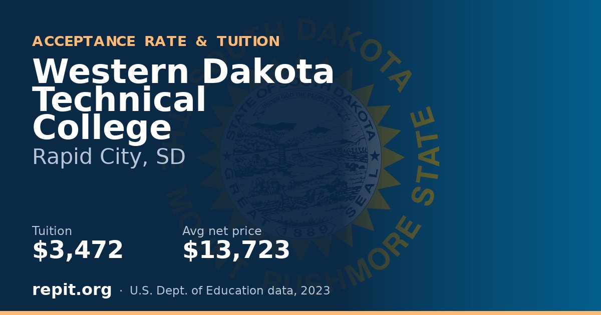 Western Dakota Technical College — tuition $3,472