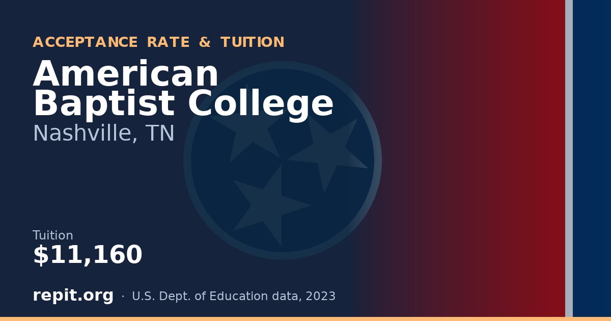 American Baptist College — tuition $11,160