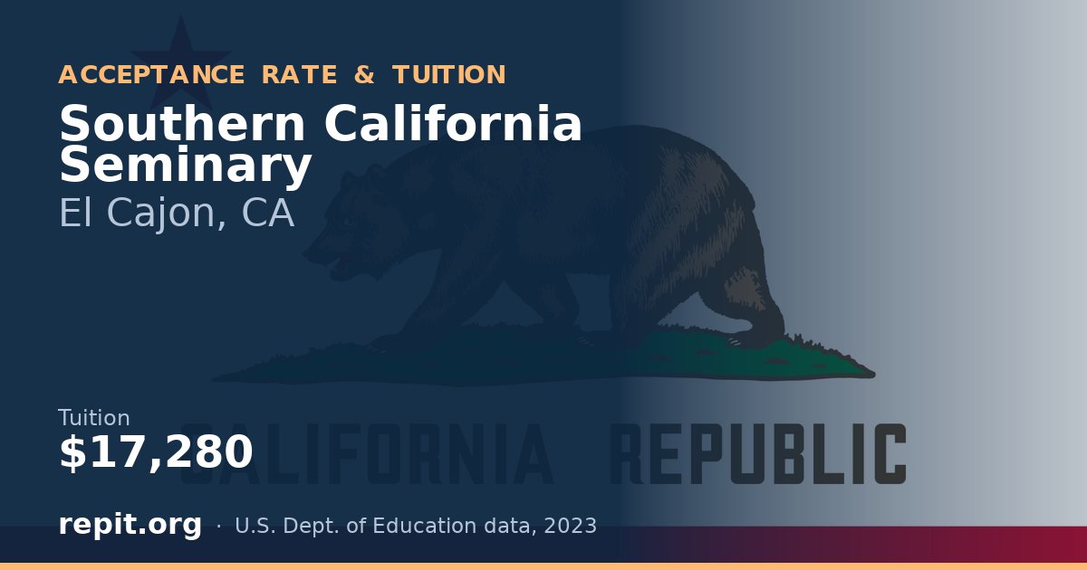 Southern California Seminary — tuition $17,280