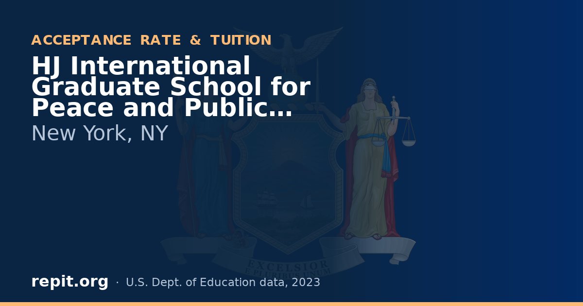 HJ International Graduate School for Peace and Public Leadership