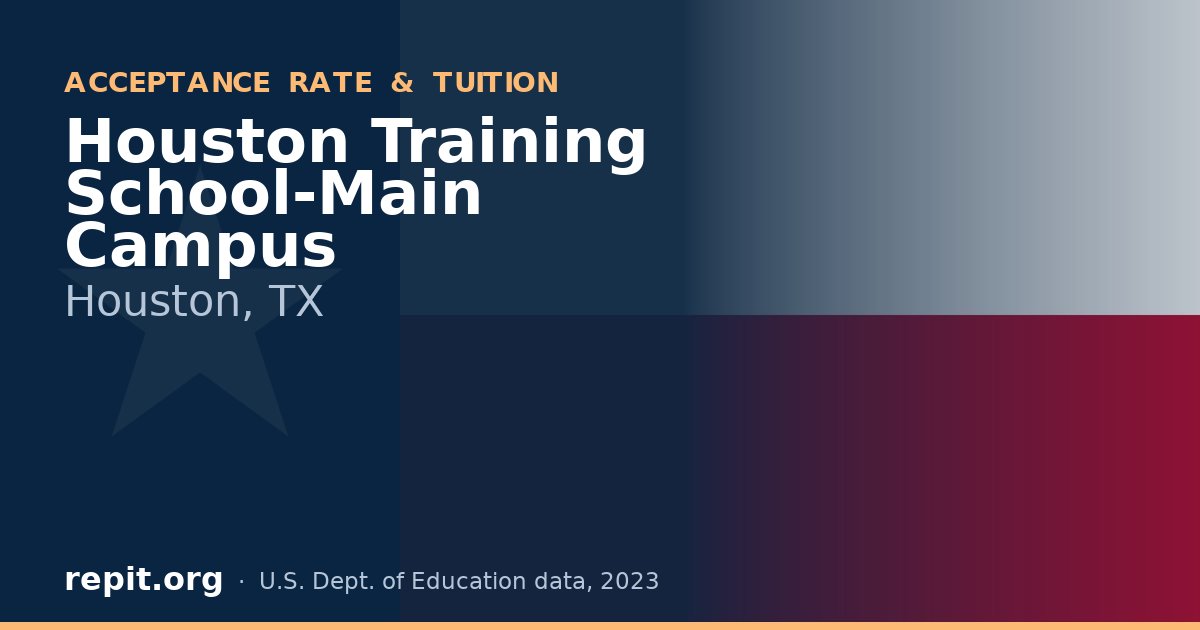 Houston Training School-Main Campus