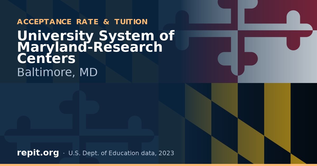 University System of Maryland-Research Centers