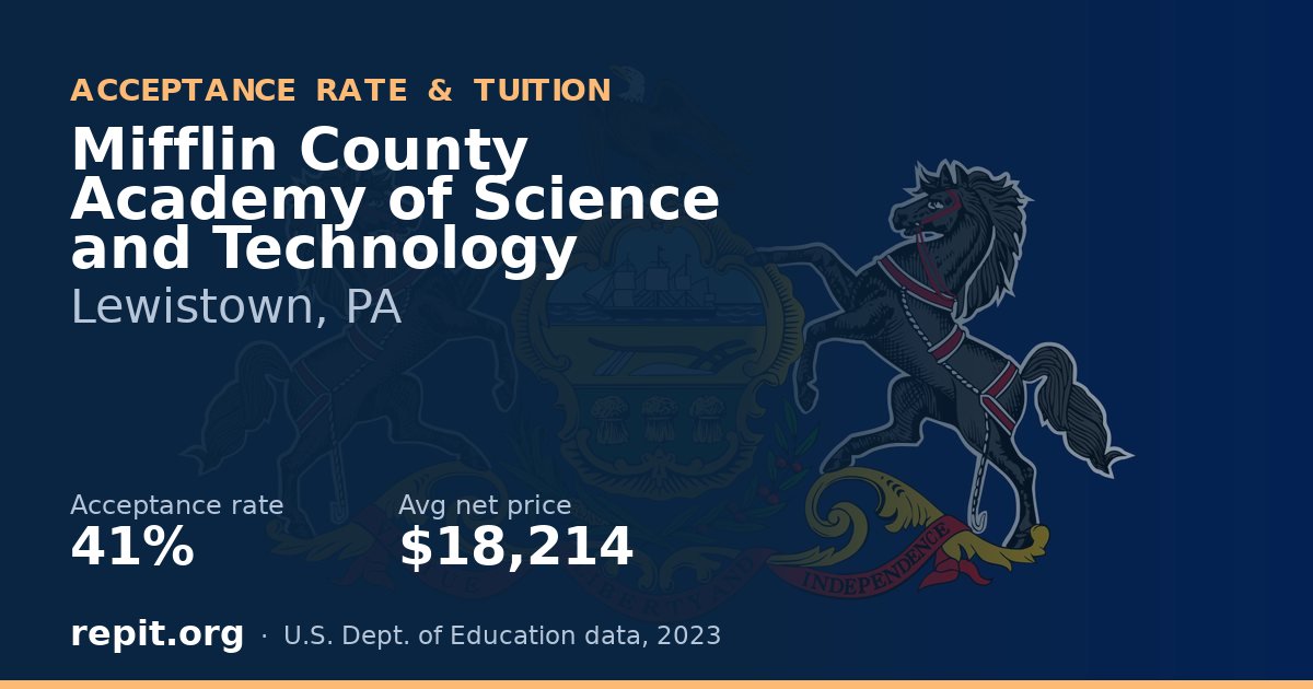 Mifflin County Academy of Science and Technology — acceptance rate 41%