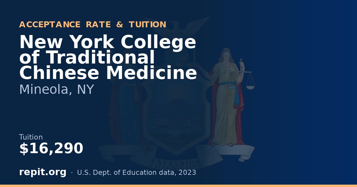 New York College of Traditional Chinese Medicine — tuition $16,290