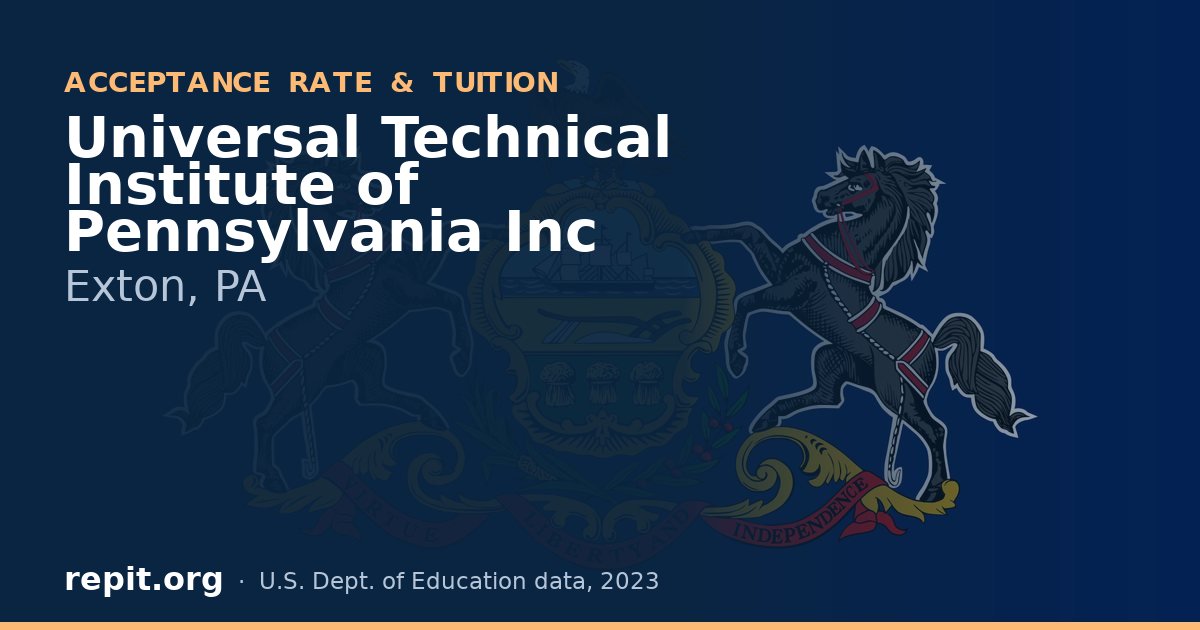 Universal Technical Institute of Pennsylvania Inc