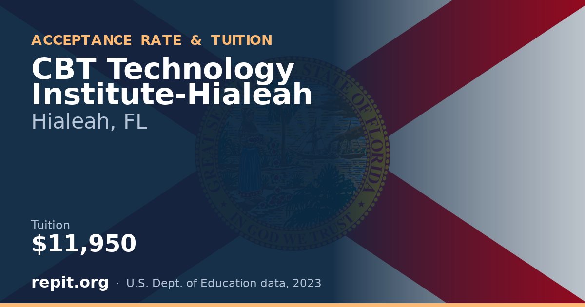 CBT Technology Institute-Hialeah — tuition $11,950