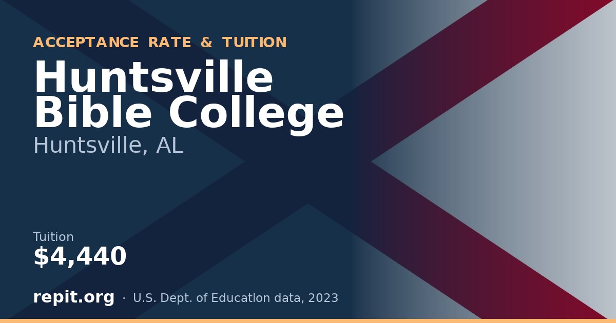 Huntsville Bible College — tuition $4,440