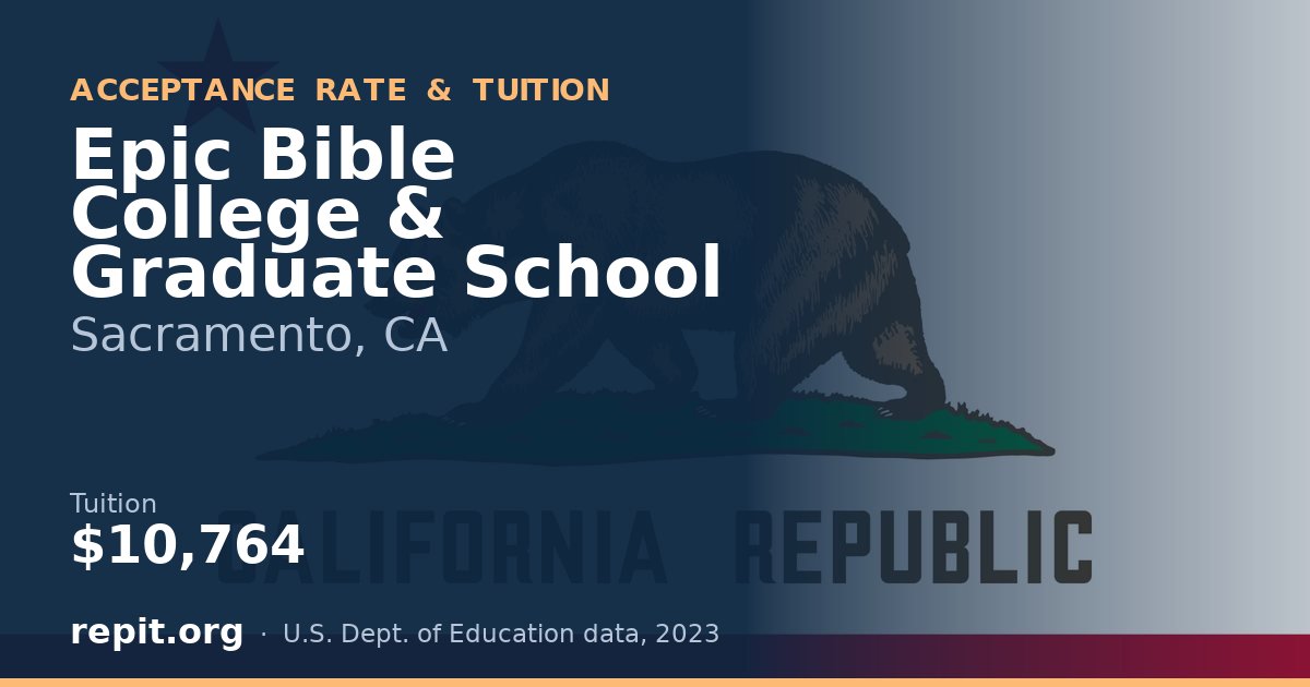Epic Bible College & Graduate School — tuition $10,764