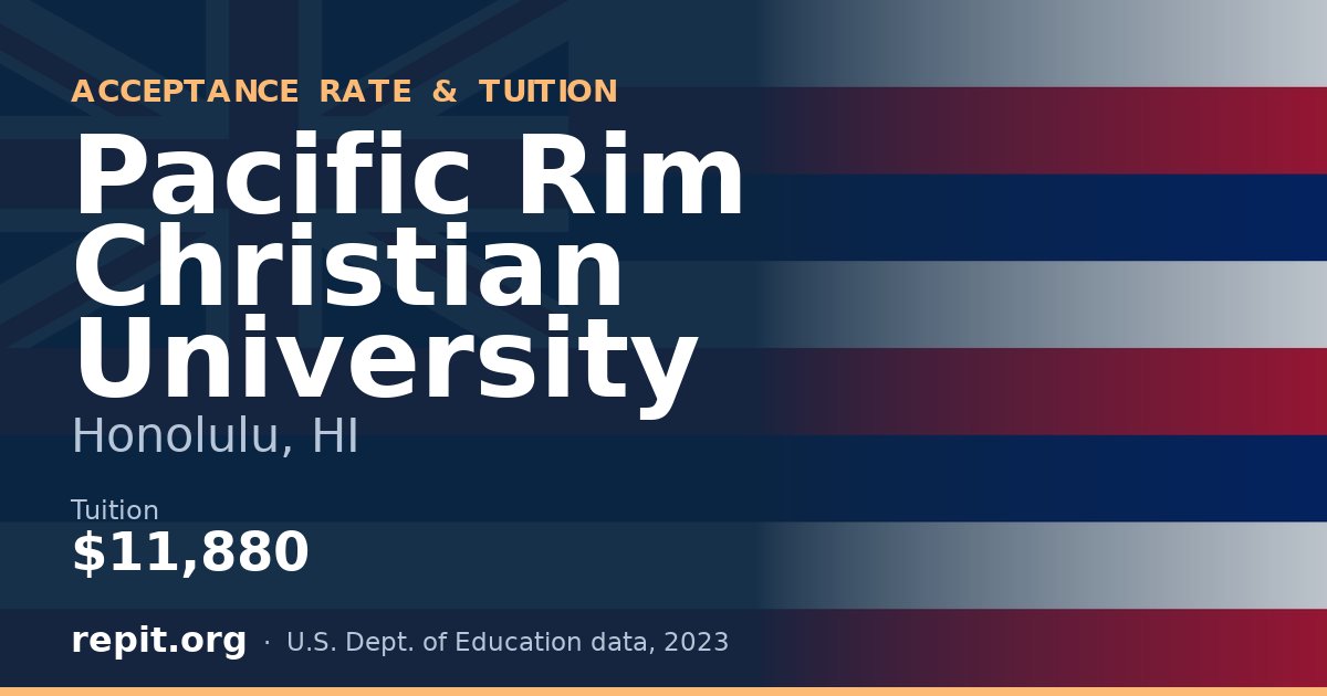 Pacific Rim Christian University — tuition $11,880