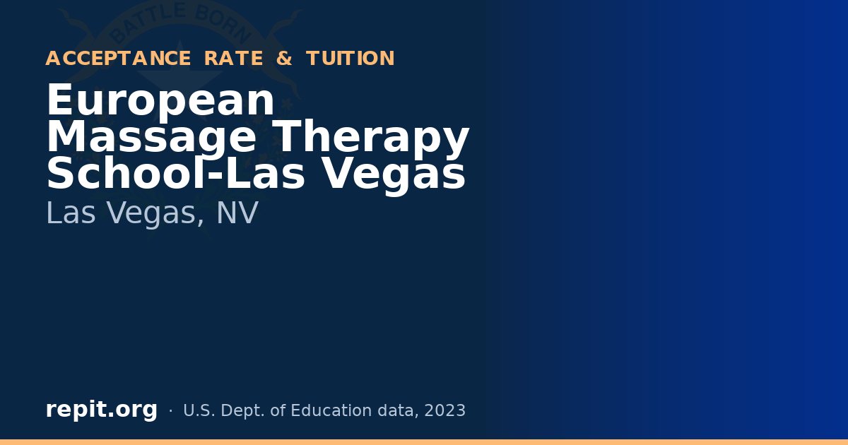 European Massage Therapy School-Las Vegas
