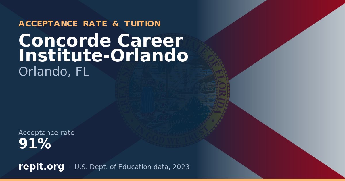 Concorde Career Institute-Orlando — acceptance rate 91%