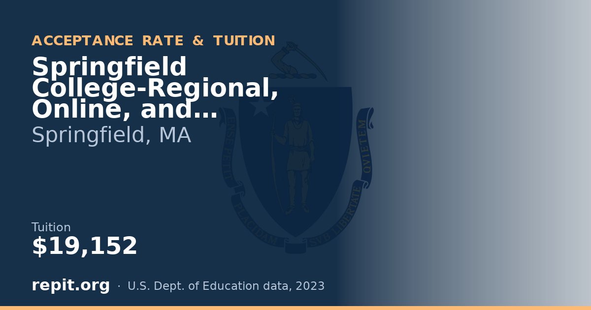 Springfield College-Regional, Online, and Continuing Education — tuition $19,152
