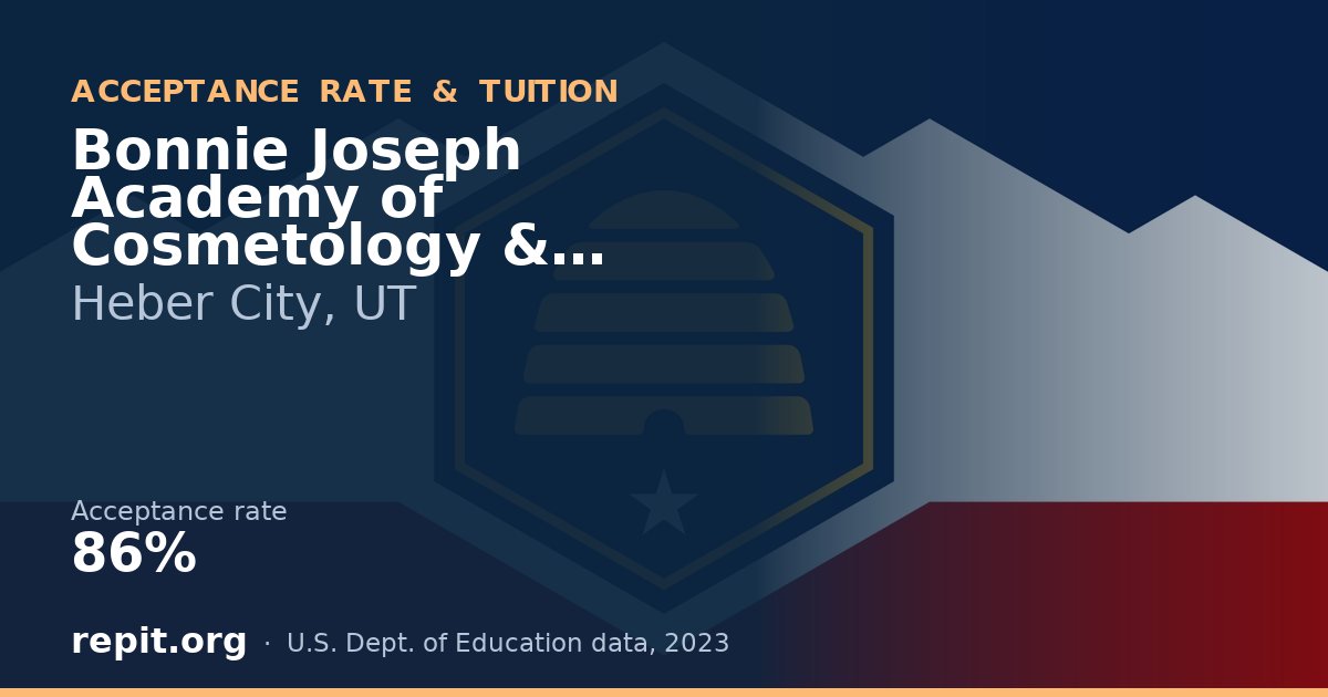 Bonnie Joseph Academy of Cosmetology & Barbering — acceptance rate 86%