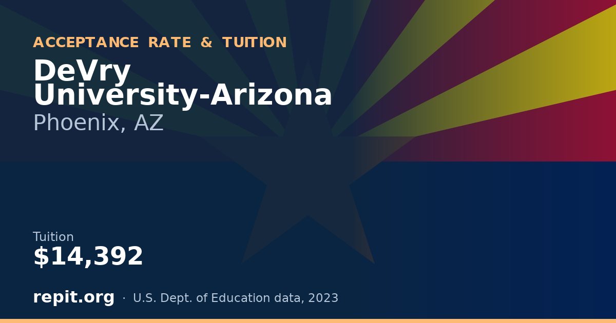 DeVry University-Arizona — tuition $14,392