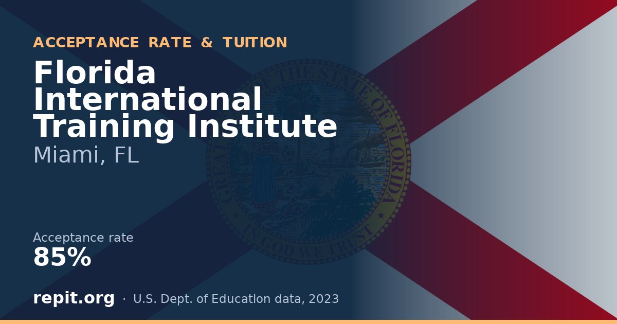 Florida International Training Institute — acceptance rate 85%