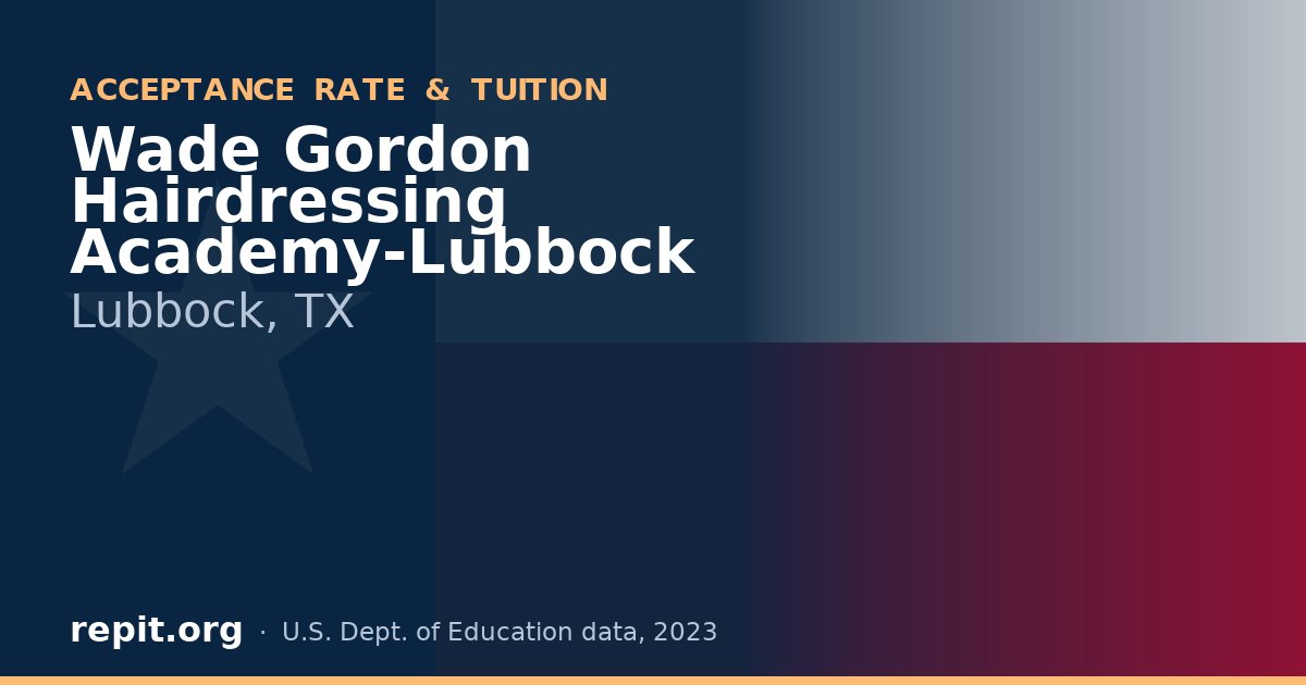 Wade Gordon Hairdressing Academy-Lubbock