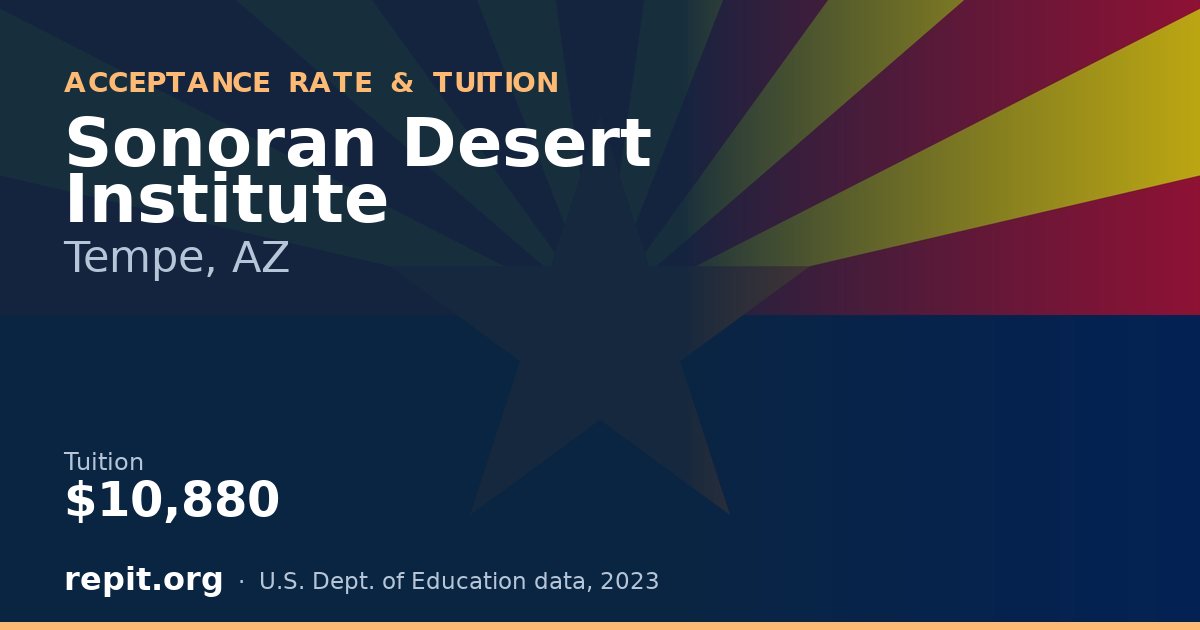 Sonoran Desert Institute — tuition $10,880