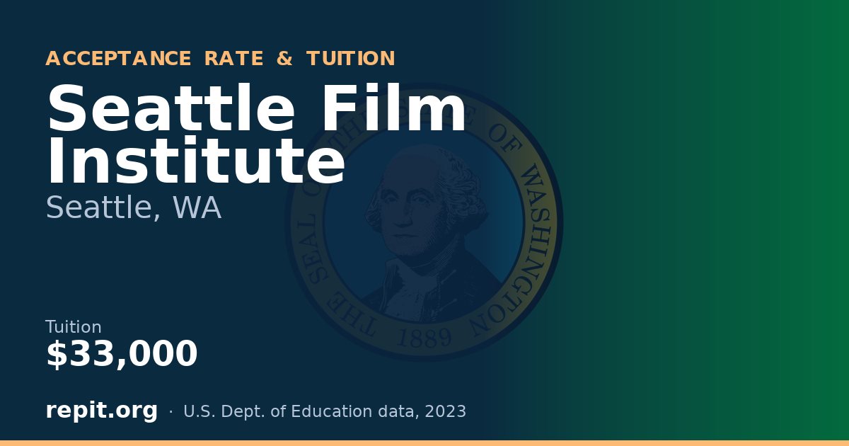 Seattle Film Institute — tuition $33,000