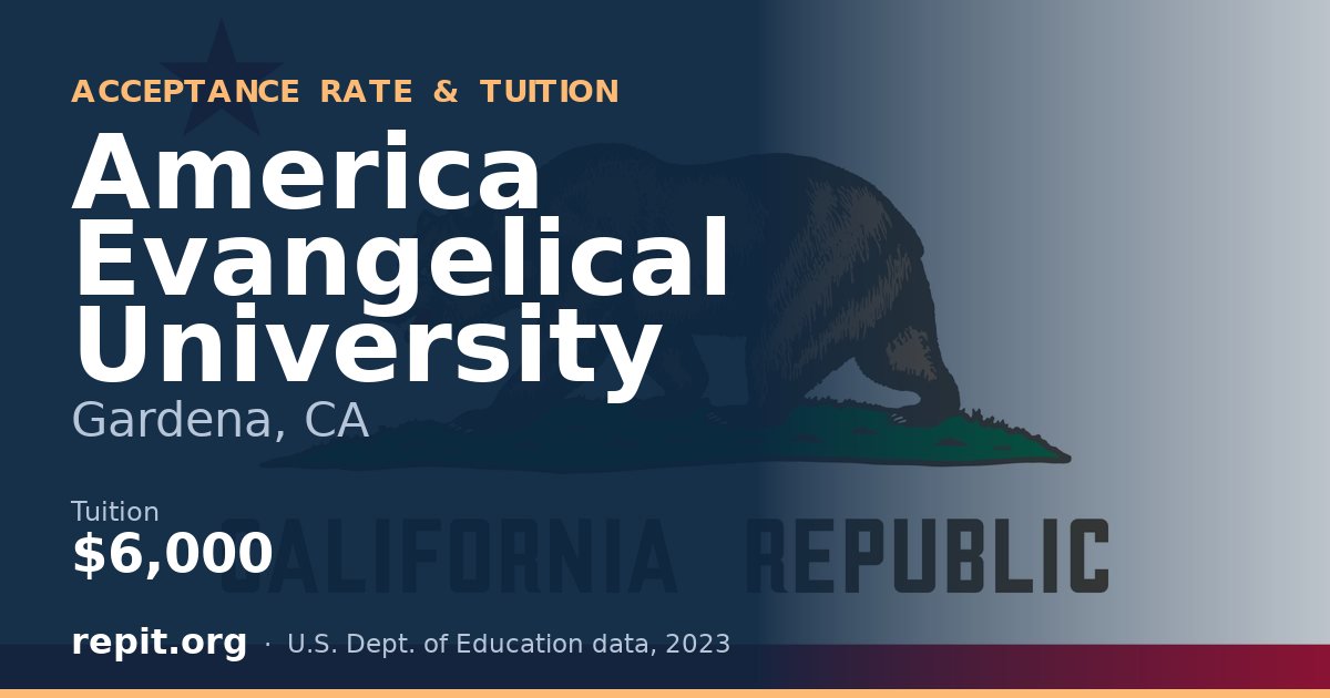 America Evangelical University — tuition $6,000