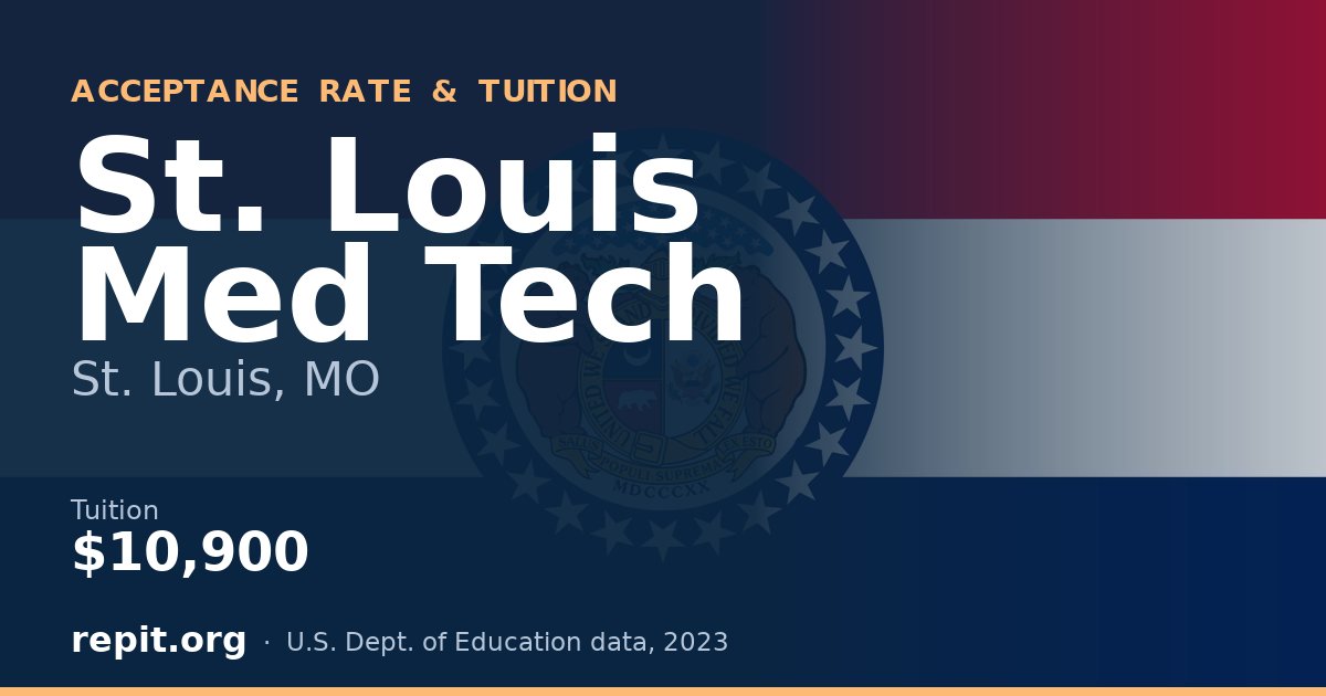 St. Louis Med Tech — tuition $10,900