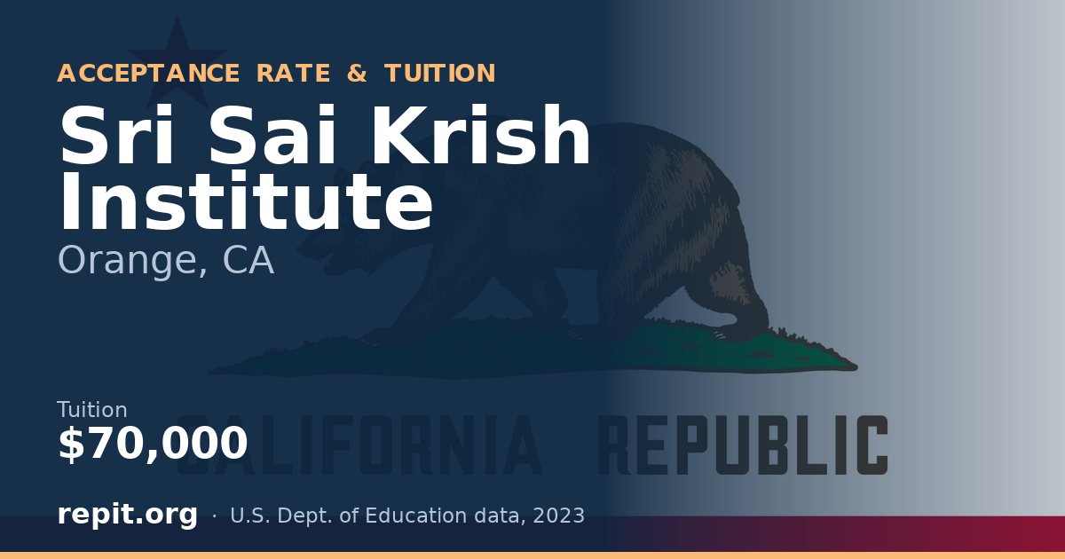 Sri Sai Krish Institute — tuition $70,000