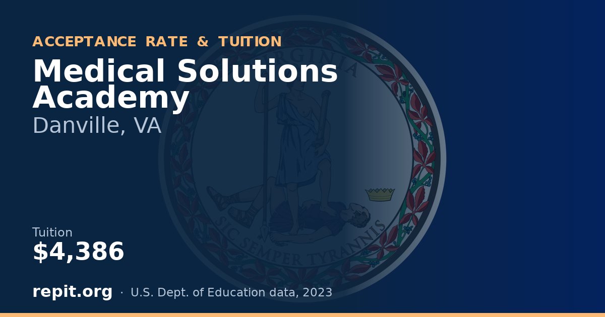 Medical Solutions Academy — tuition $4,386