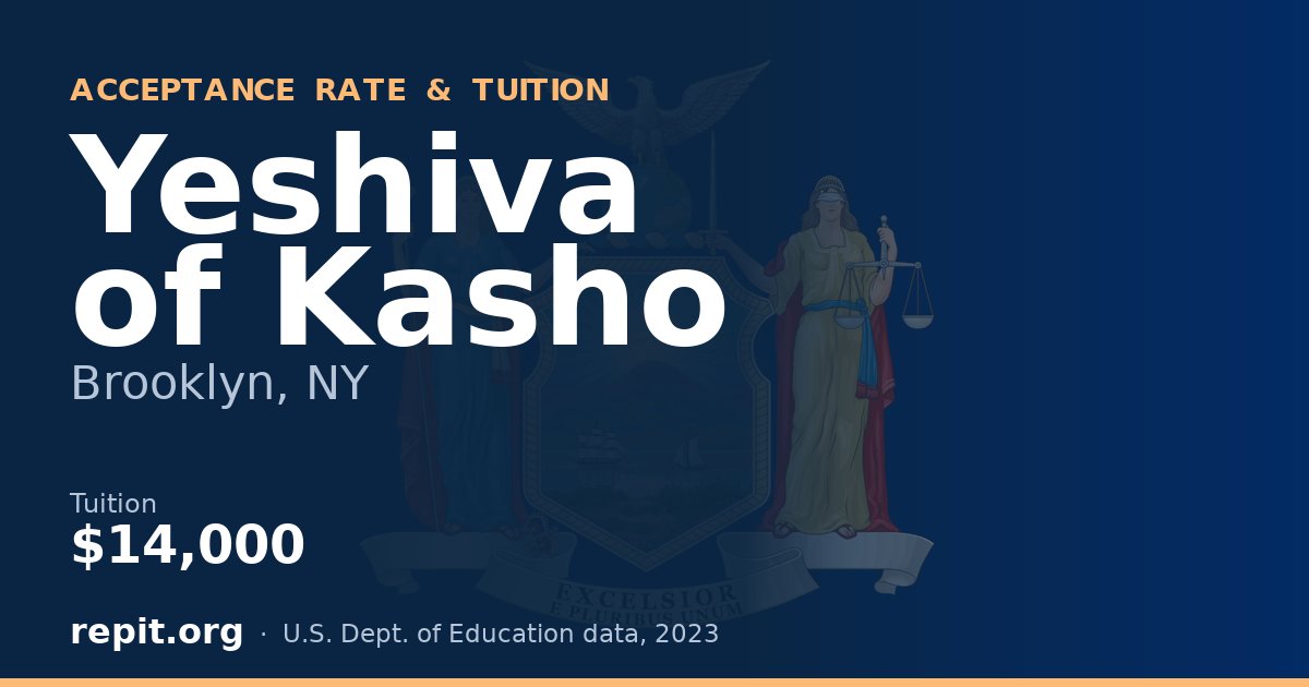 Yeshiva of Kasho — tuition $14,000