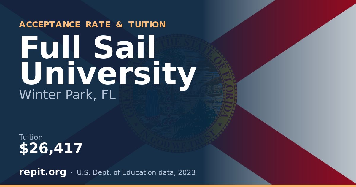 Full Sail University — tuition $26,417